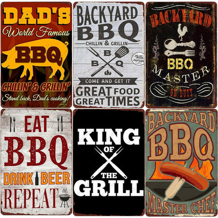 King of the Grill-Novelty Sign Decor