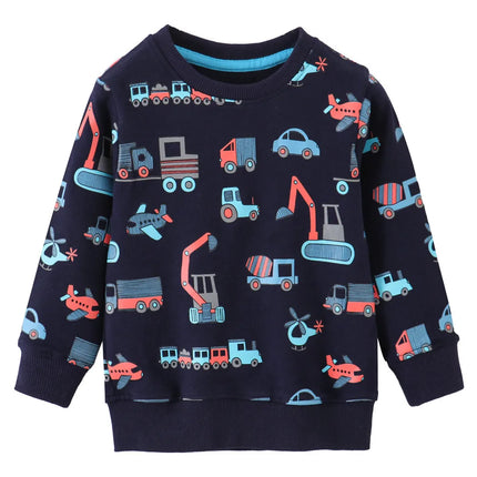 Sweater Baby Boy Long Dinosaur Animal Sweater - Sweater - Jumping Meters - Mad Fly Essentials