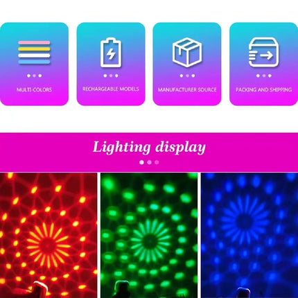 Party Favors Halloween Christmas Wrist Ambient LED Disco Lamp - Party Favors - 3D DIY Puzzles - Mad Fly Essentials