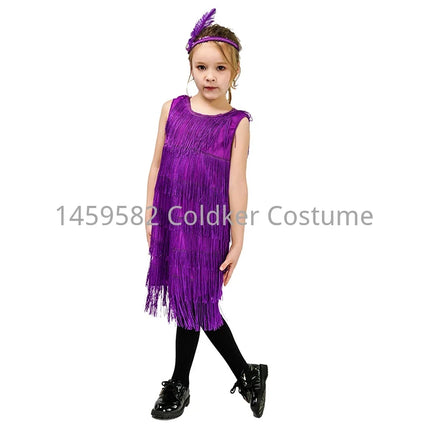 Costume Dress Baby Girl 1920s Latin Flapper Dress - Costume Dress - Prowow - Mad Fly Essentials