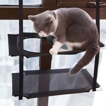 Cat Hammock Hanging Mount double-decker Pet Beds