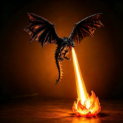 LED Night Light 3D Dragon Halloween Desktop Lamp - LED Night Light - Airinou - Mad Fly Essentials
