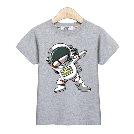 Baby Boys Funny Astronaut Summer T-Shirt - Kids Shop Mad Fly Essentials