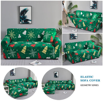 Christmas 1-2-3-4Seater L-Shape Corner Sofa Slipcover - Home & Garden Mad Fly Essentials