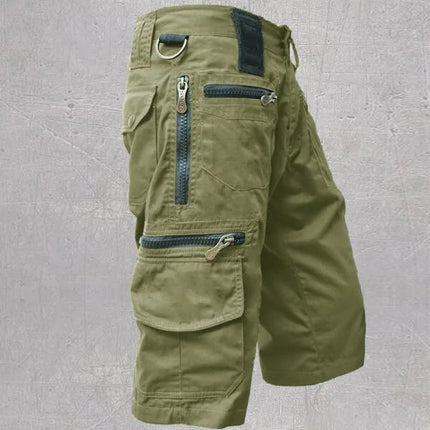 Cargo Shorts Men Military Style Solid Shorts - Cargo Short - Gingtto - Mad Fly Essentials