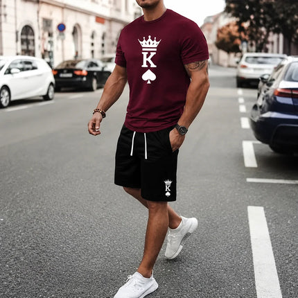 Tracksuit Men Fashion King Crown Spade Tracksuit Sets - Tracksuit - BKLD - Mad Fly Essentials