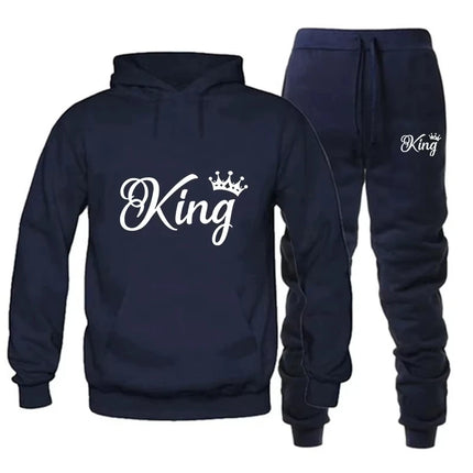 Hoodies Women King Queen Lover Couple Sweatshirt 3D Hoodies - Hoodies - Adogirl - Mad Fly Essentials