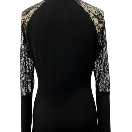 Women Gothic Vintage Skull Print Lace Top