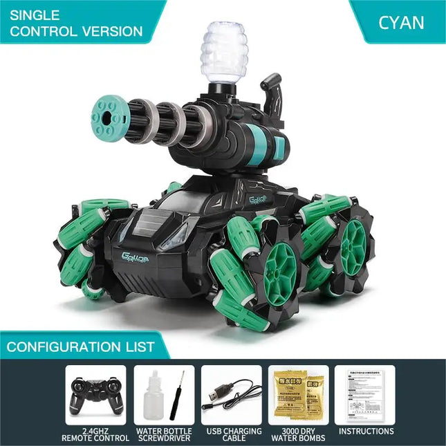 Armored Vehicle Water Spray High Speed Remote Activity Toys