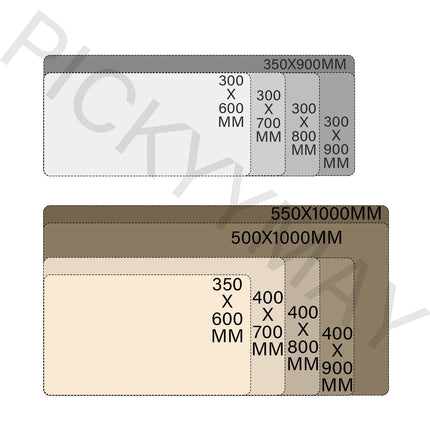 PC Accessories Geometric Large Minimalist Mouse Pad - PC Accessories - Mairuige - Mad Fly Essentials