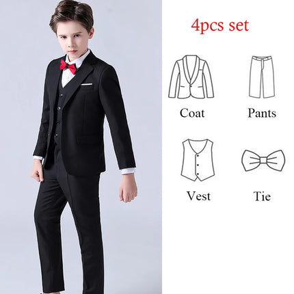 Gentleman Outfit 1-14y Boy Black Wedding Suit - Gentleman Outfit - Nimble - Mad Fly Essentials