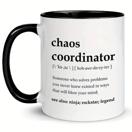 Chaos Coordinator Novelty Coffee Mug – Mad Fly Essentials