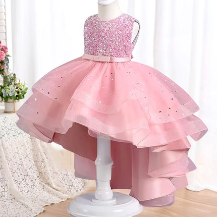Princess Dress Baby Girl 3-12Y Petal Pink Bridesmaid Dress - Princess Dress - LJW - Mad Fly Essentials