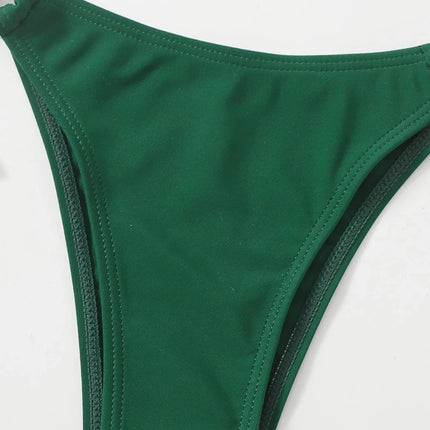 Women Micro Criss Cross Bikini Swimwear Set