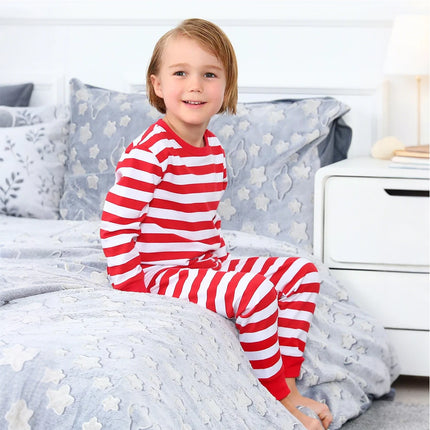 Pajama Set Baby Boy Striped Carnival Rainbow Sleepwear - Pajama Set - Disfraz - Mad Fly Essentials
