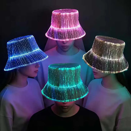 Party Essentials 7 Color LED RGB Bucket Costume Hat - Party Essentials - Party Essentials - Mad Fly Essentials