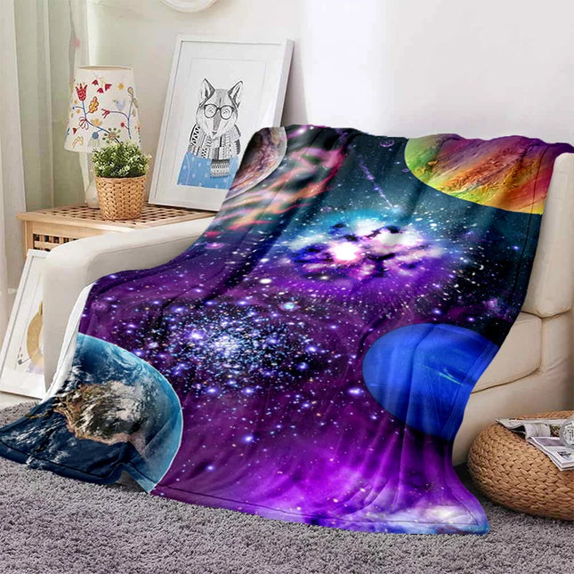 Starry Night Star Lightweight Throw Blanket