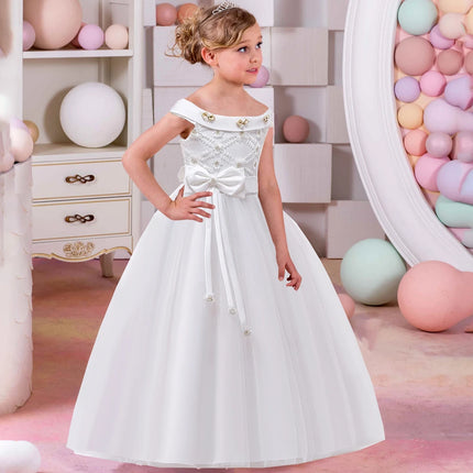 Princess Dress Girls Elegant Floral Ball Gown - Princess Dress - Adyce - Mad Fly Essentials