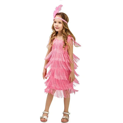 Costume Dress Baby Girl 1920s Latin Flapper Dress - Costume Dress - Prowow - Mad Fly Essentials