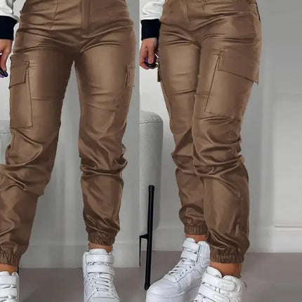 Cargo Pants Women Relaxed-fit Capri Pants - Cargo Pants - Cryptographic - Mad Fly Essentials