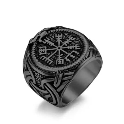 Ring Men Vintage Nordic Viking Helm Ring - Ring - Minoy - Mad Fly Essentials