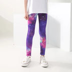 Purple starry sky