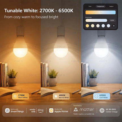 LED Bulb Smart Wifi E27 Dimmable Light Bulbs - LED Bulb - ATComm - Mad Fly Essentials