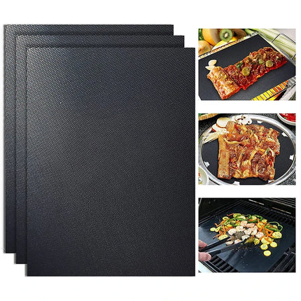 Kitchen Essentials 1-5pc Heat Resistant BBQ Grill Mats - Kitchen Essentials - Balmydays - Mad Fly Essentials