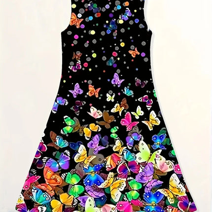Party Dress 3D Butterfly Short Casual Girl Dress - Party Dress - Canrulo - Mad Fly Essentials