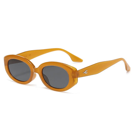 Men Sunglasses Vintage Steampunk Oval UV400 Eyewear - Men Sunglasses - DDDLong - Mad Fly Essentials