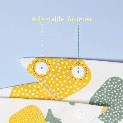 Baby Cartoon Animal Triangular Burp Cloths