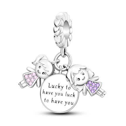 Women Accessories 925 Valentine Love Family DIY Jewelry Charm - Women Accessories - Valentines Day Specials - Mad Fly Essentials