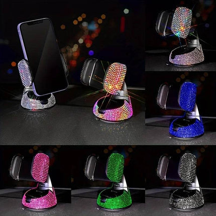Sequin Car Interior Rotatable Phone Holder Auto Essentials - Mad Fly Essentials