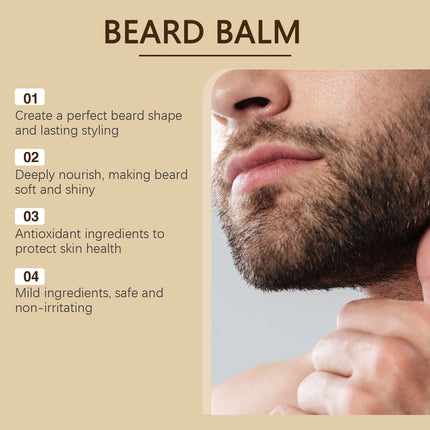Beard Care Men Natural Moisturizing Balm - Beard Care - Breylee - Mad Fly Essentials