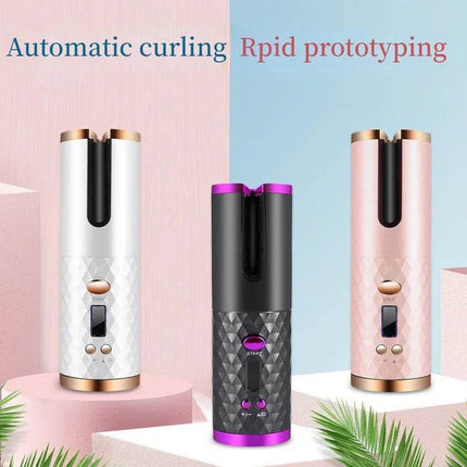 Rechargeable USB Wireless Auto Hair Curler - Mad Fly Essentials
