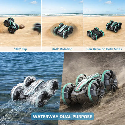 Double-sided Flip Amphibious RC Car Toys - Kids Shop Mad Fly Essentials
