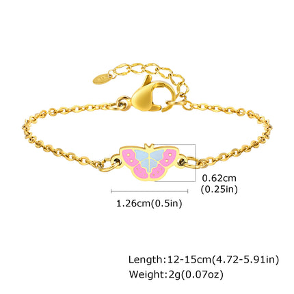 Necklace Baby Kids Gold Plated Butterfly Stainless Jewelry - Necklace - Konminry - Mad Fly Essentials