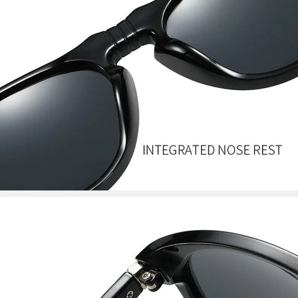 Men Vintage TAC UV400 Polarized Pilot Sunglasses