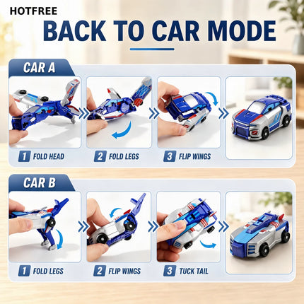 Activity Toys 2in1 Magnetic Car Transforming Dinosaur Toys - Activity Toys - JokeJolly - Mad Fly Essentials