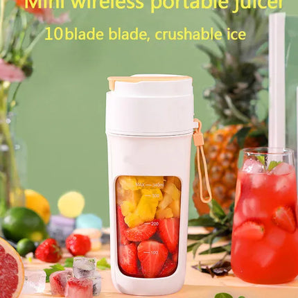 Electric Juicer Mini Portable Blender Fruit Mixer - Home & Garden Mad Fly Essentials