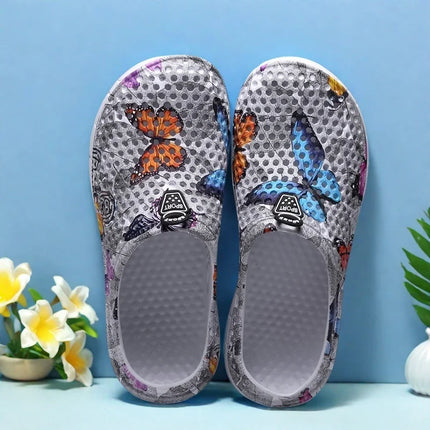 Women Slippers Butterly Clogs Beach Sandals Home Slippers - Women Slippers - Hajink - Mad Fly Essentials