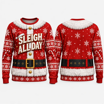3D Hoodies Men Xmas Rocking Skull Christmas Viking Sweater - 3D Hoodies - Vikineey - Mad Fly Essentials