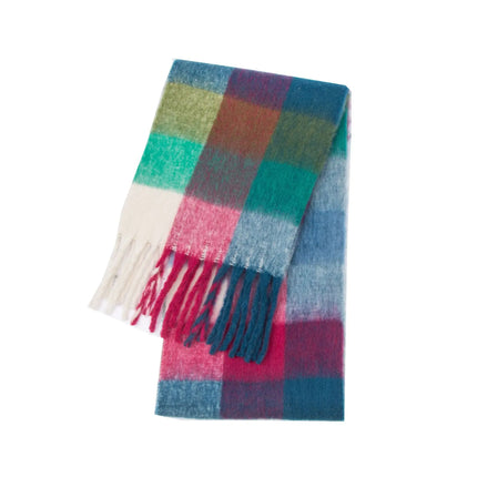 Scarf Women Thick Cashmere Rainbow Shawl - Scarf - Scarf - Pixiekiki - Mad Fly Essentials