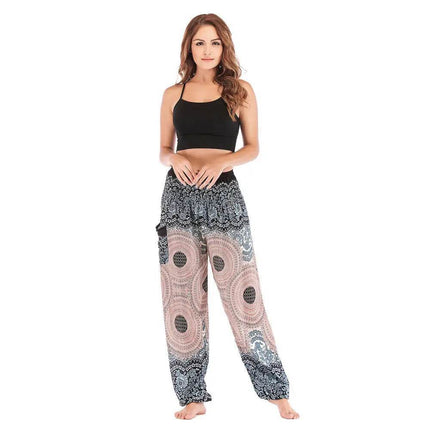 Women Boho Casual Fitness Yoga Harem Pants - Mad Fly Essentials