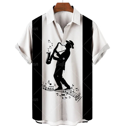 Shirt Rockstar Music Guitar Saxophone Beach Party Tee - TrendSetter - Shirt - Mad Fly Essentials