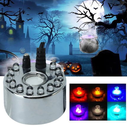 Halloween Mini Mist LED Pumpkin Light Fogger Fog Machine - Lighting & Bulbs Mad Fly Essentials