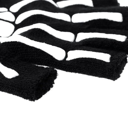 Men Accessories Knitted Luminous Skeleton Gloves - Men Accessories - Harleen Quinzel - Mad Fly Essentials