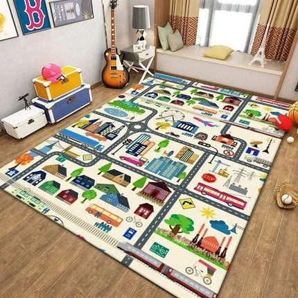 Kids Cartoon Game Carpet Dinosaur Area Rug - Mad Fly Essentials