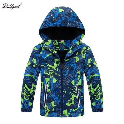 Jacket Baby Boys Zip Dinosaur Pattern Fleece Outerwear - Jacket - Top Sky Kids - Mad Fly Essentials