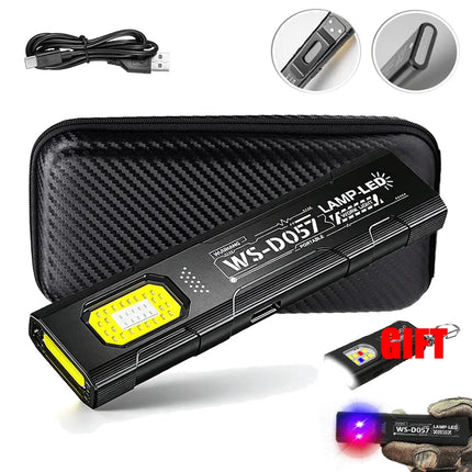 Keychain LED USB Rechargeable Mini Flashlight with magnet - Keychain - Peiqi - Mad Fly Essentials
